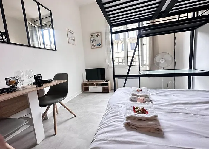 Apartment Talleyrand Neuf Cozy Hyper Centre Reims